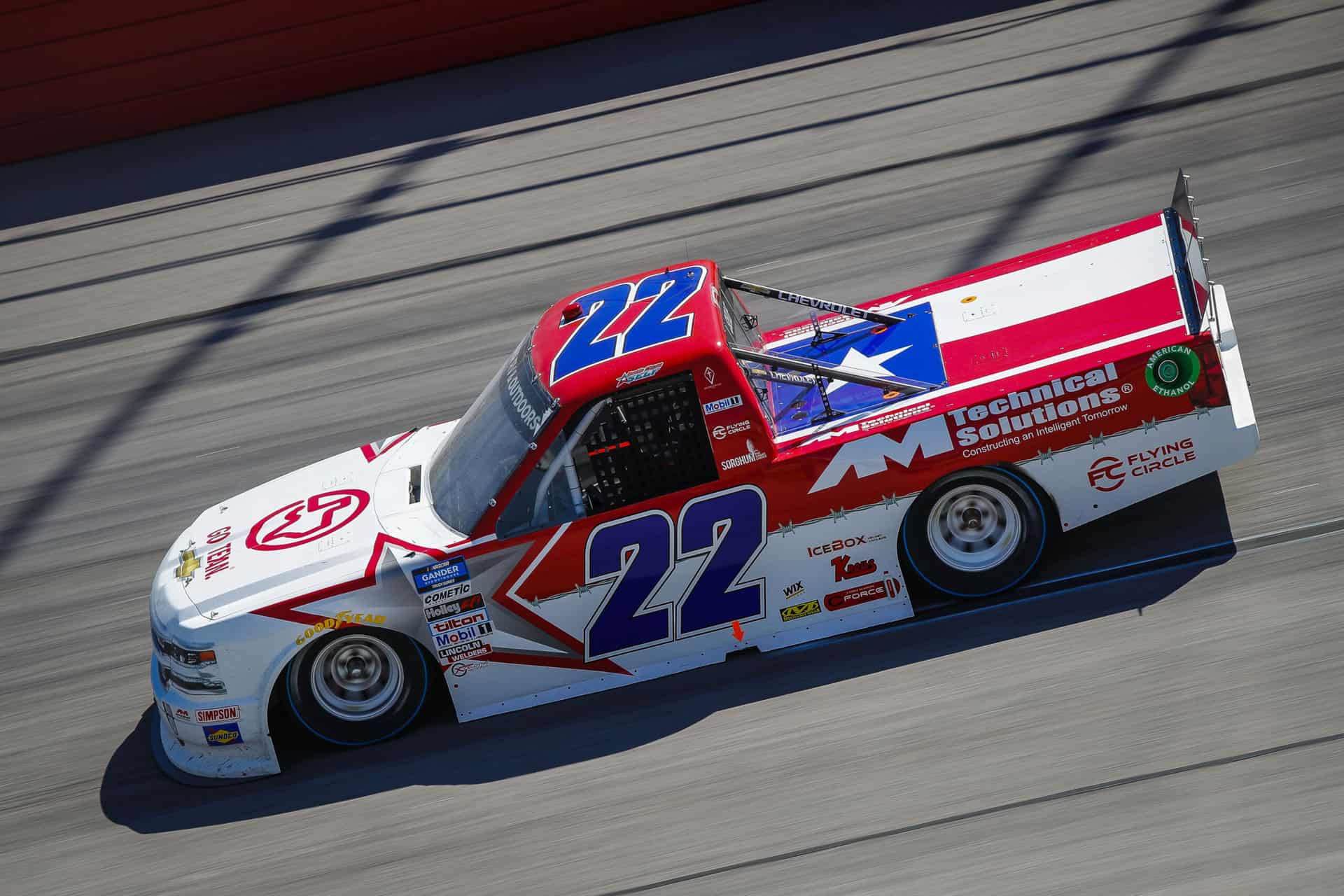 Read more about the article Austin Wayne Self and AM Racing 17th in NASCAR Truck’s Darlington Raceway return