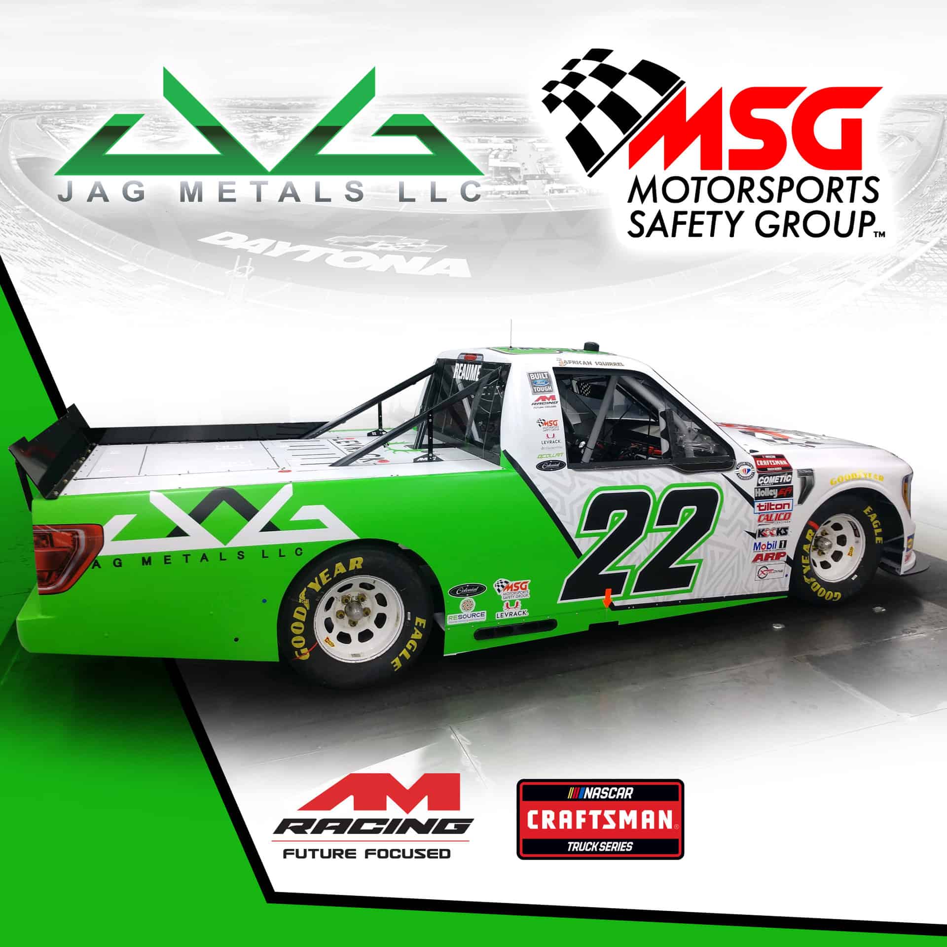 Read more about the article Josh Reaume Joins AM Racing for Daytona Truck Series Season Opener