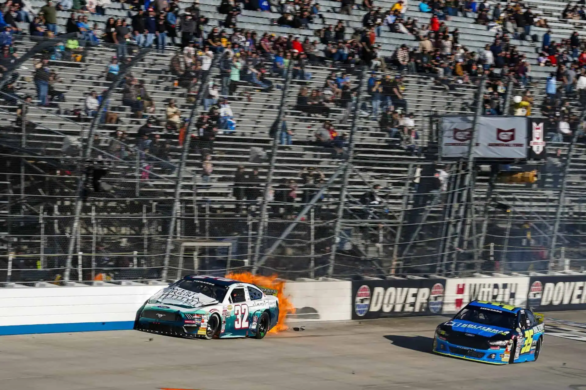 Read more about the article Blown Tire Ruins Solid Day for AM Racing and Christian Rose at Dover Motor Speedway