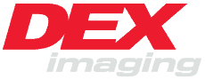 Dex Imaging logo inverted tp png